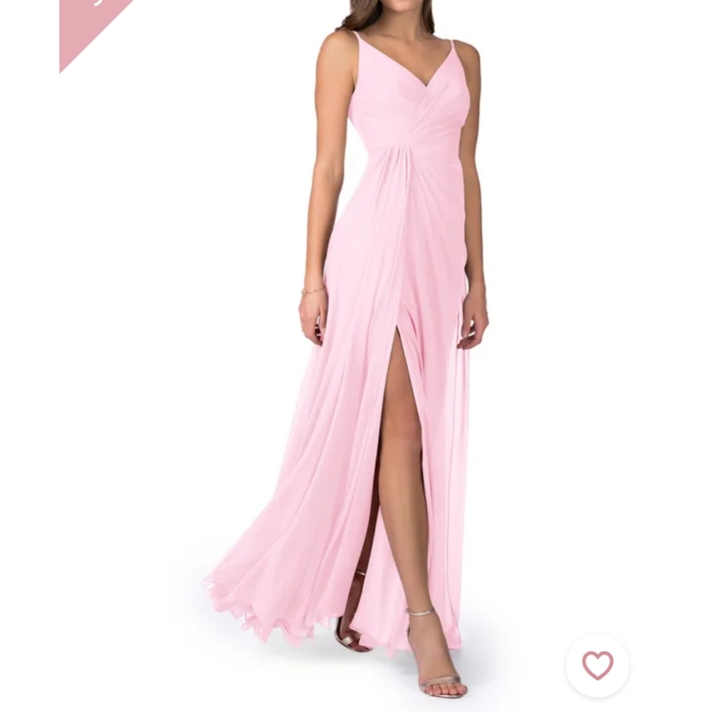 NWT Azazie Evalin Formal Dress | Size 14 Candy Pink